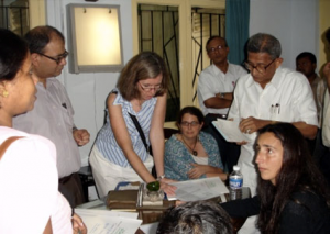 Dr. Elena R. Ladas and Dr. Kara M. Kelly from Columbia University met Brain Tumor patients at PBHRF clinic in Kolkata