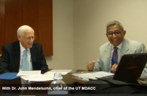 Dr. John Mendelsohn, chief of the UT MDACC