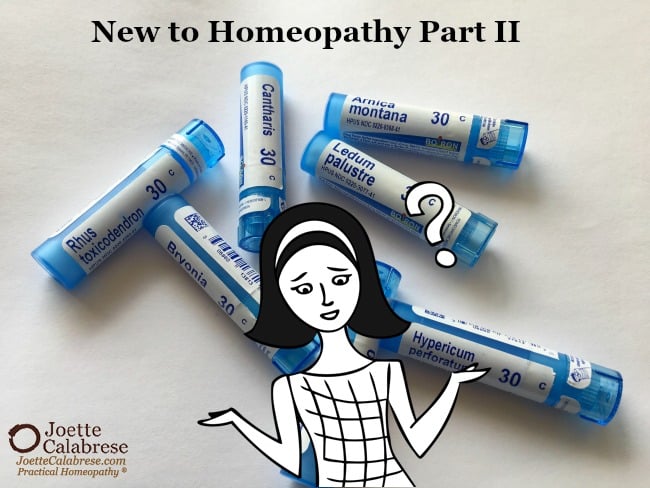 New to Homeopathy Part II b