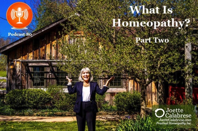 Joette Calabrese, What is homeopathy