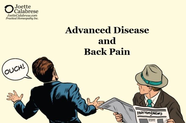 Advanced Disease And Back Pain - JoetteCalabrese.com