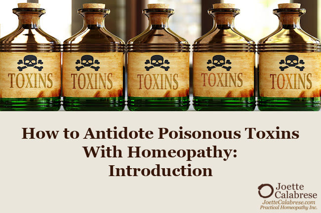 Joette Calabrese, Practical Homeopathy®, How to Antidote Poisonous Toxins With Homeopathy: Introduction